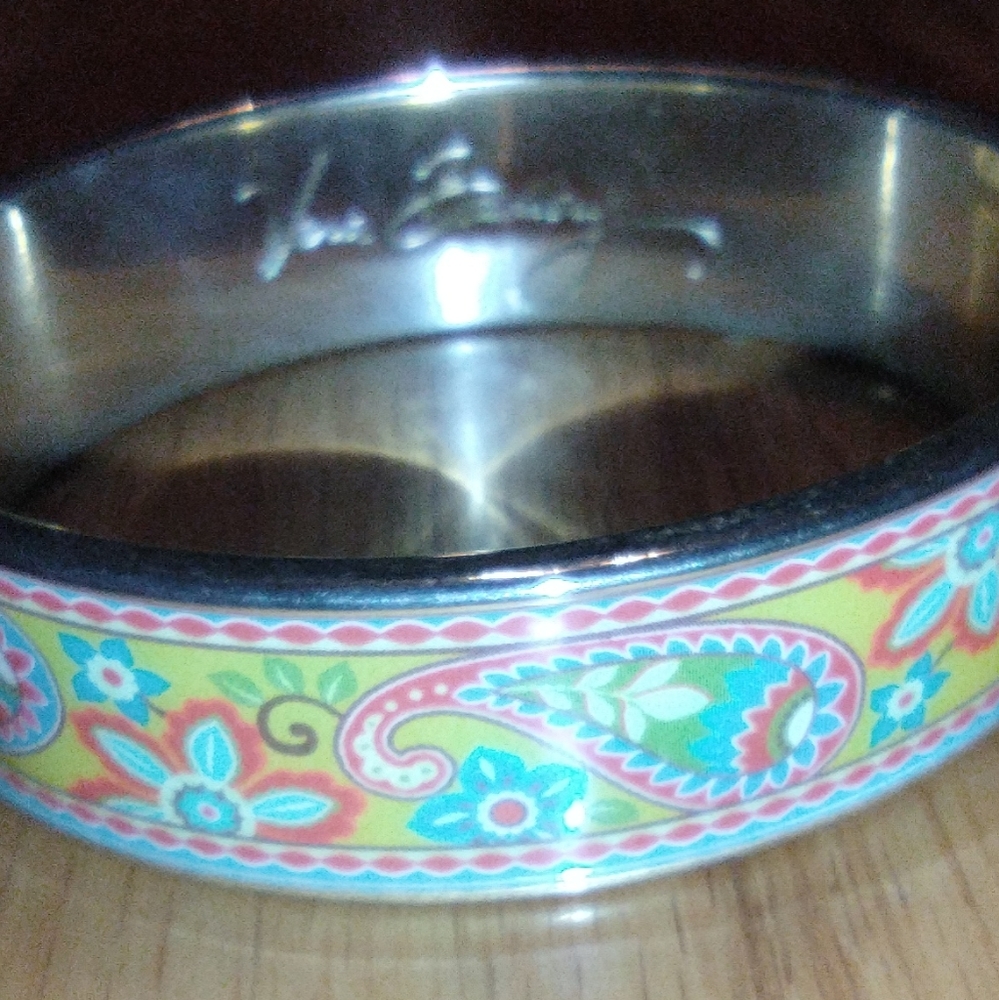 Signed Vera Bradley cuff bracelet